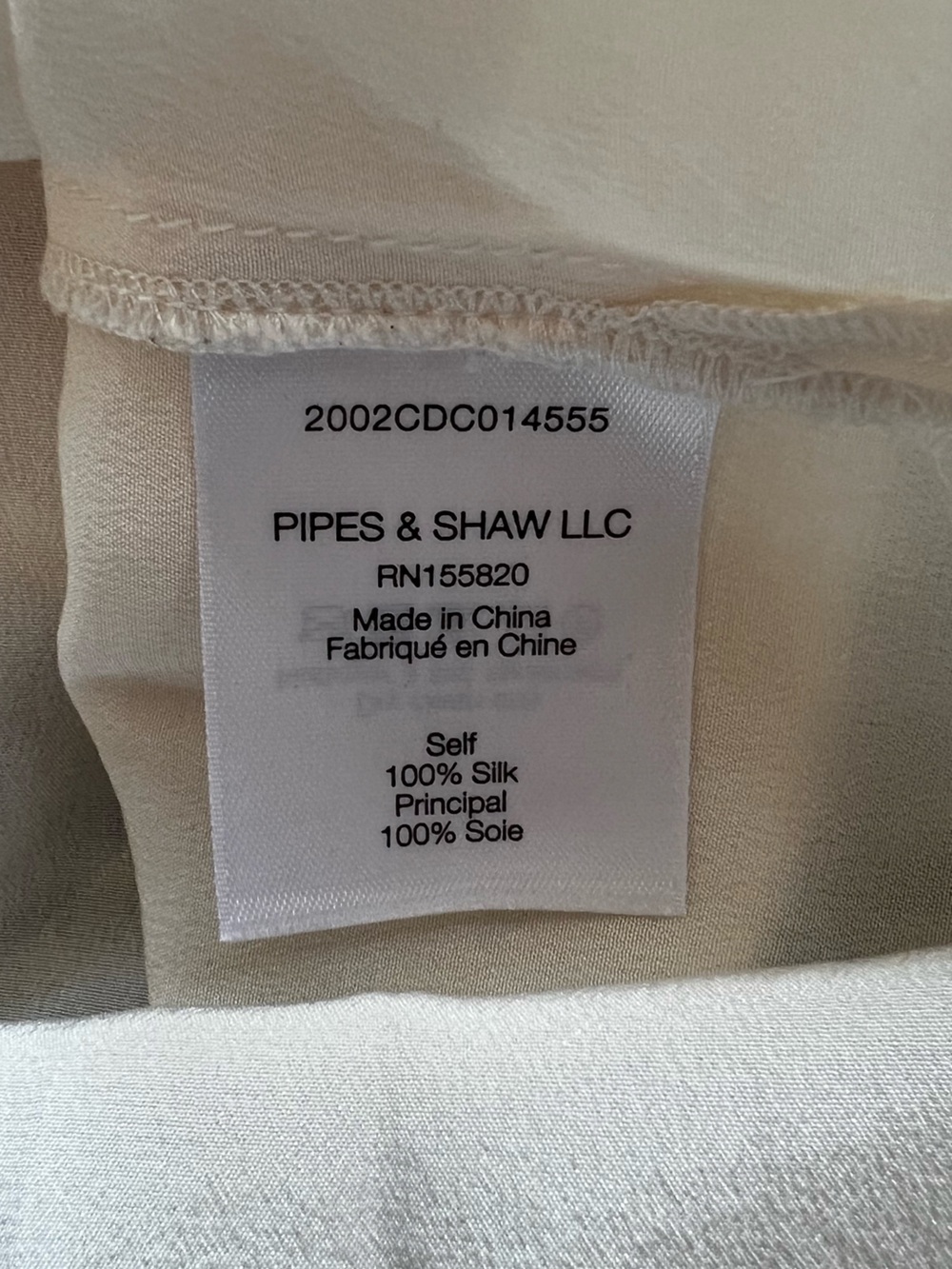 Veronica Beard Pipes & Shaw silk Carmine puff drawstring sleeve blouse size 6 - Picture 6 of 7